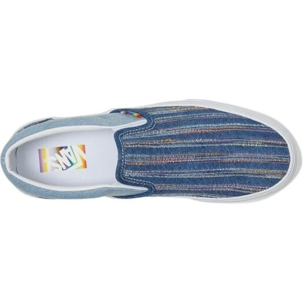 Vans Together As Ourselves Classic VN000BVZCYL Mens 3.5 Blue Casual Shoes TF5149